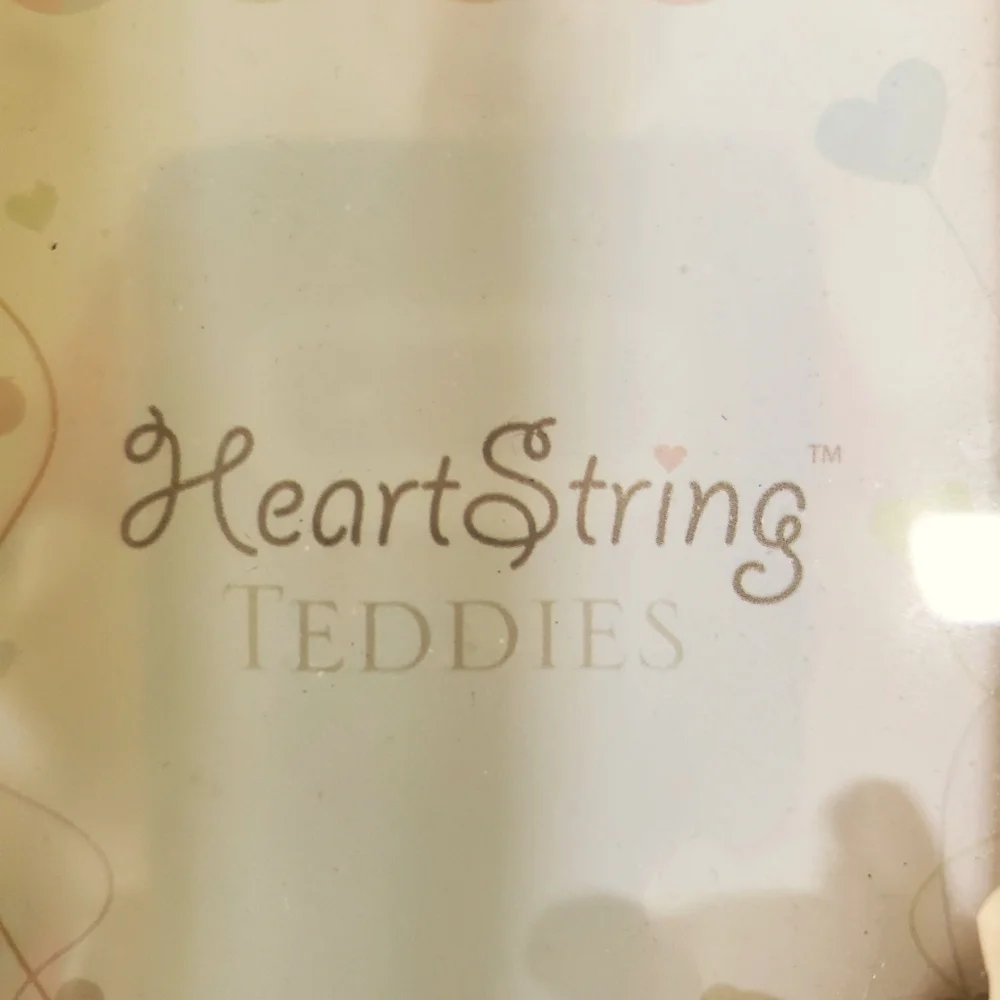 Teddy Bear Polka Dot Nursery Wall Photo Frame - Daddy & Me  - NWOT